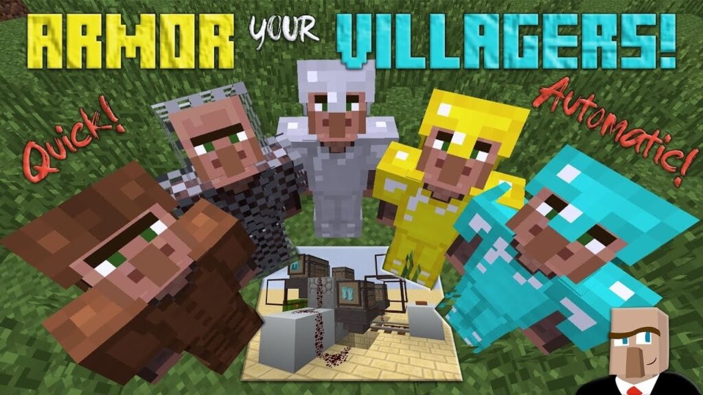How to Make an Armourer Villager in Minecraft