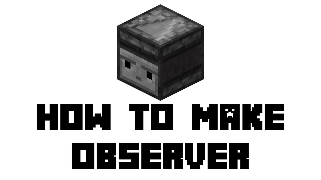 Make an Observer in Minecraft