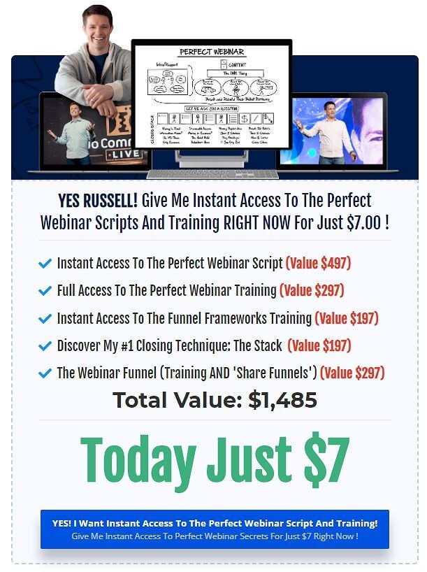 Perfect Webinar Secrets Pricing